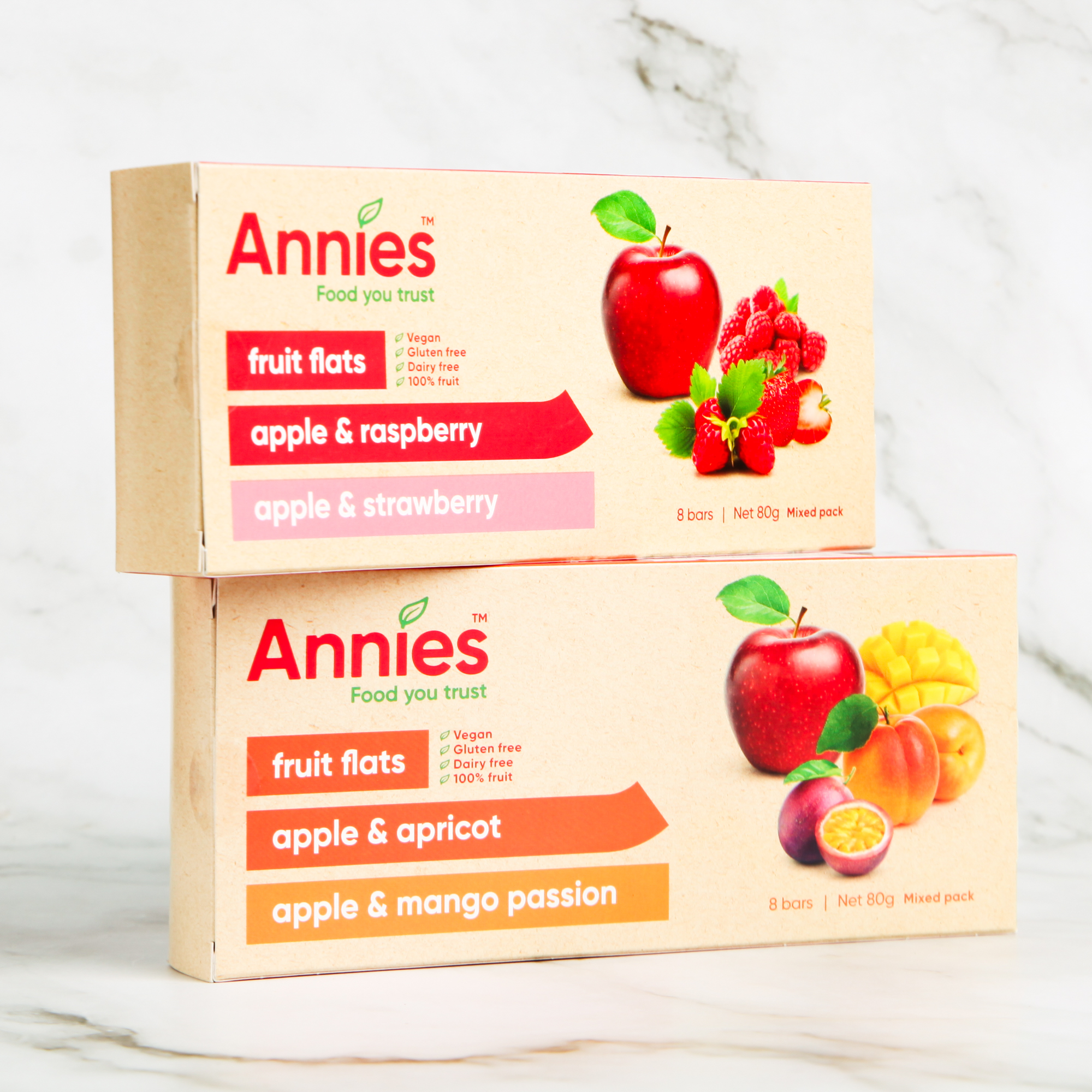 Summer Fruit Flats (8 pieces) - Annies